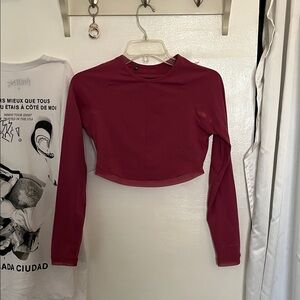 Whitney Simmons x Gymshark Pink crop